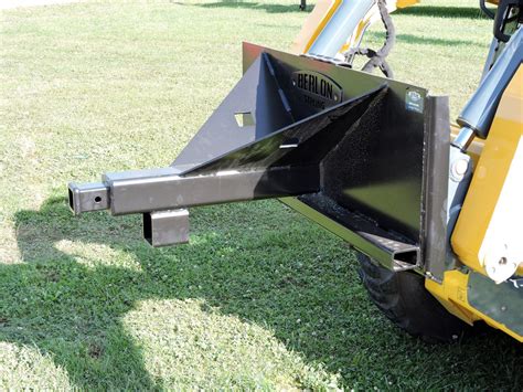 skid steer attachment trailer|skid steer gooseneck attachment.